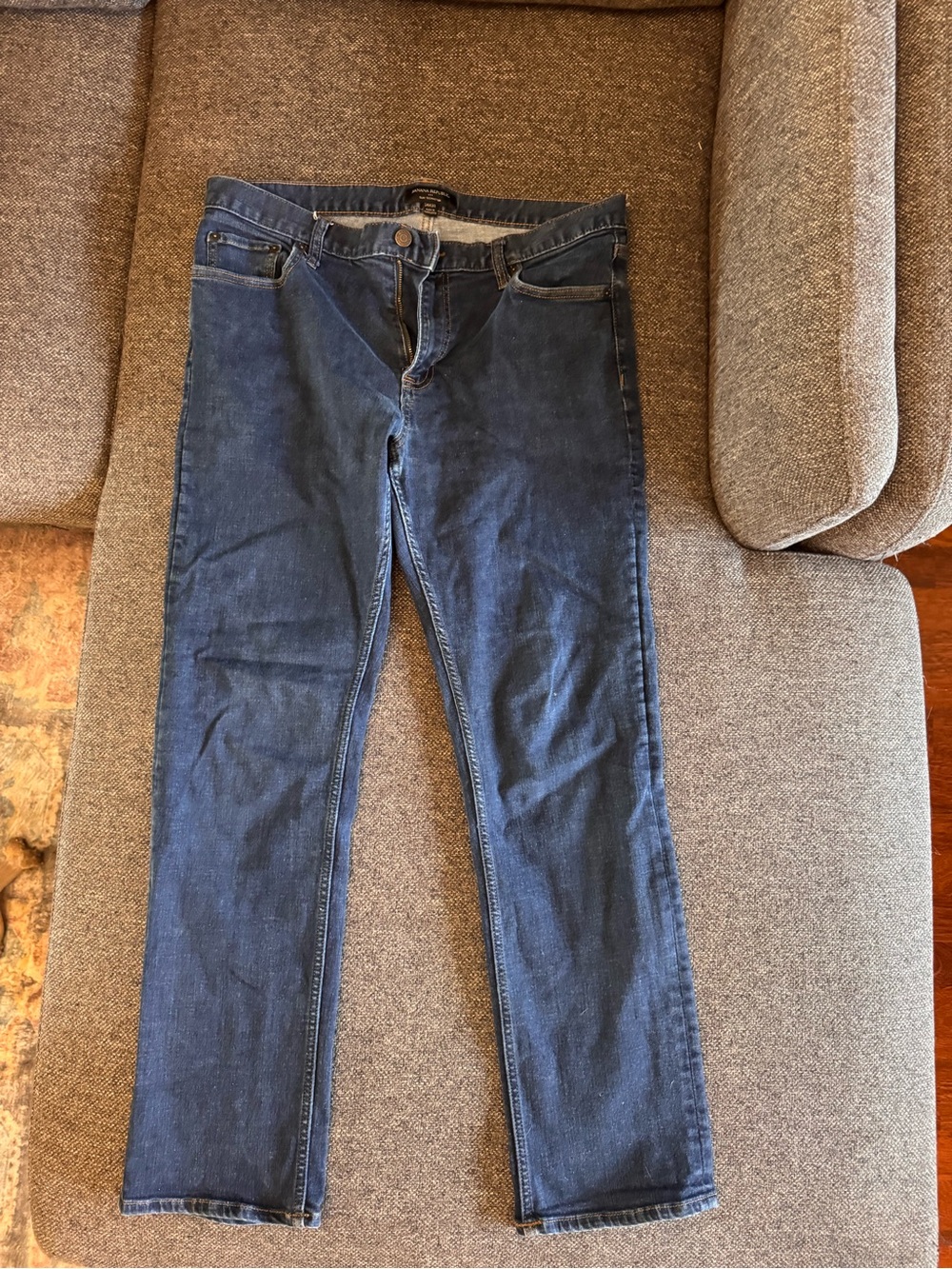 Banana Republic Men’s Slim Straight Jeans in Dark Blue